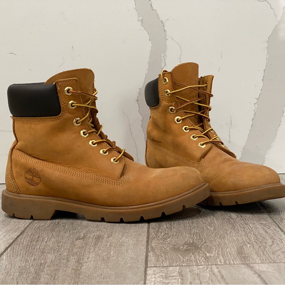 Wheat/tan Classic 6” Timberland Boots Men’s 7.5 Waterproof